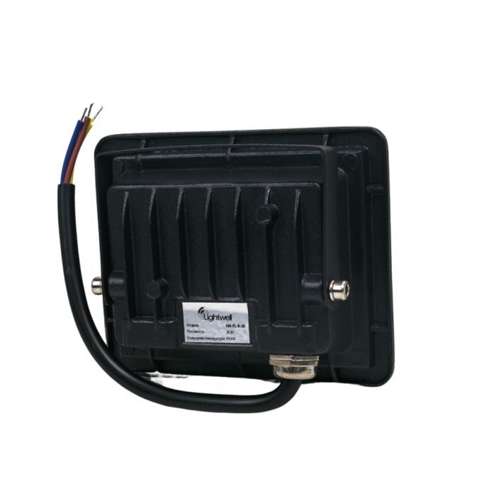 Комплект 4+4 світлодіодних прожектори Lightwell 20W: 4 x LW-FL-B-20 и 4 x LW-FL-B-20-S з датчиком руху