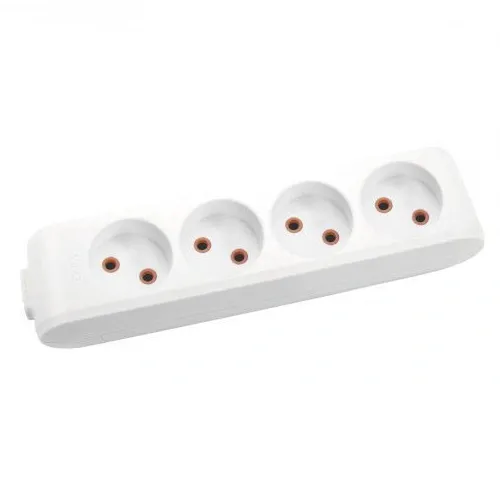 VIKO (90112400) колодка 4 гнізда без заземлення