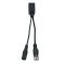 Passive PoE перехідник IP+DC - Extender over UTP, not Waterproof
