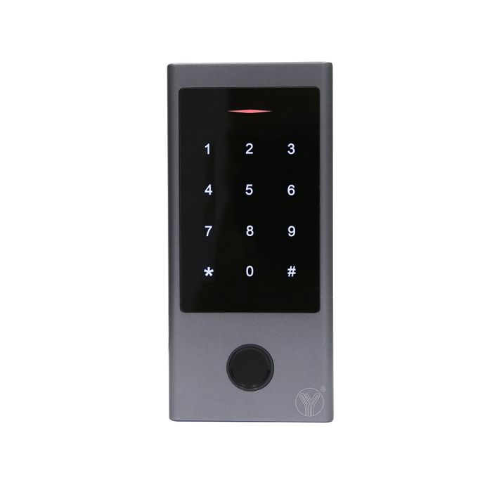 Контролер доступу Yli Electronic YK-1068B з сенсорною клавіатурою та сканером відбитків пальців