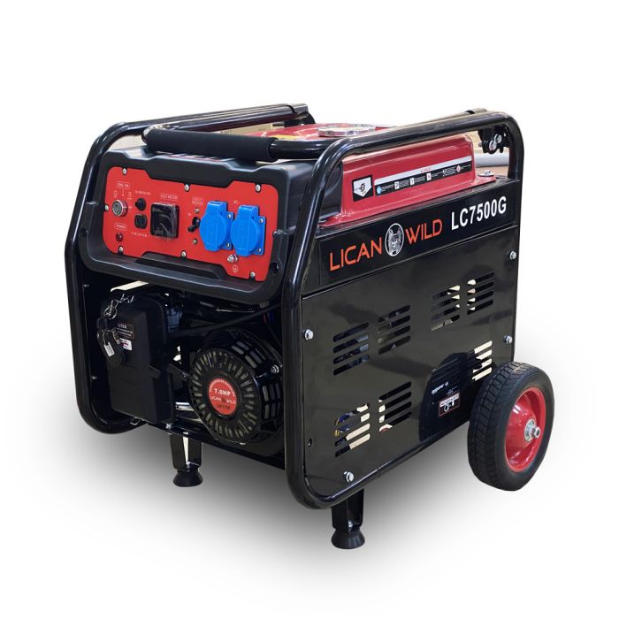 Бензиновий генератор LICAN WILD LC7500G максимальна потужність 3 кВт