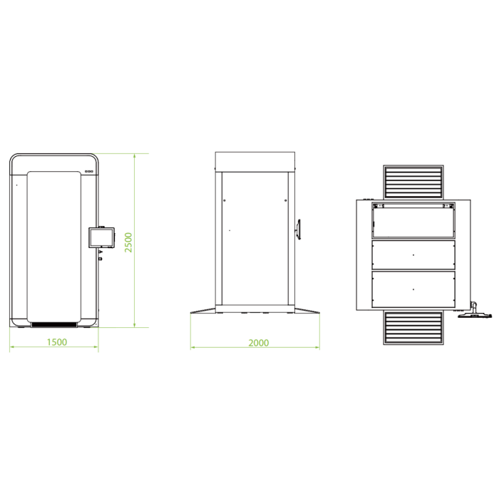 Повнозростовий рентген ZKTeco ZK-MW03