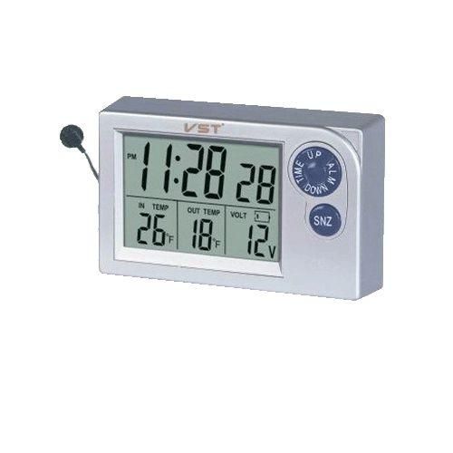 Автогодинник VST-7048V, температура, вольтметр