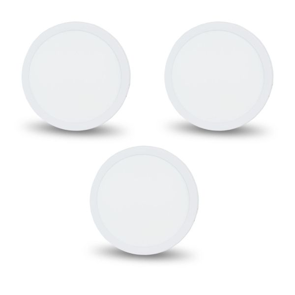 Комплект із 3-х світильників світлодіодних LIGHTWELL LW-R-SFR-12 12 W коло, накладний