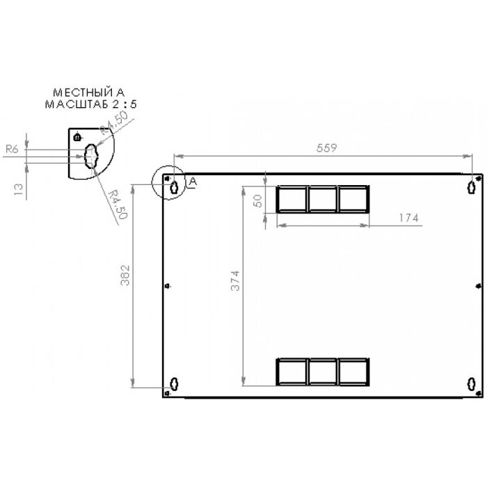 Шафа серверна CMS 9U 600 x 500 x 507 UA-MGSWL95G для мережевого обладнання