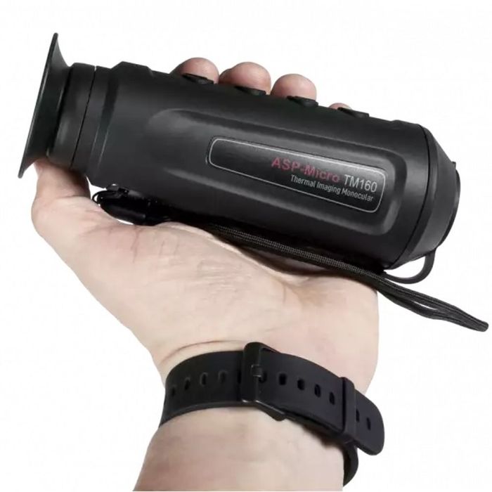 Тепловізійний монокуляр AGM Asp-Micro TM160 з інфрачервоним детектором та дисплеєм (у комплекті з адаптером EU plug)