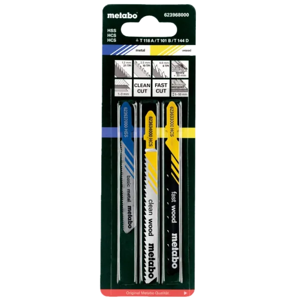 Metabo (623968000) Пильні полотна для лобзика