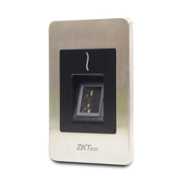 Біометричний зчитувач відбитків пальців вологозахищений ZKTeco FR1500(MF)-WP SILK ID врізний