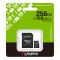 Карта пам'яті microSDXC Kingston 256Gb Canvas Select Plus Gen3 class 10 А1 UHS-I + SD-адаптер (SDCS3/256GB)