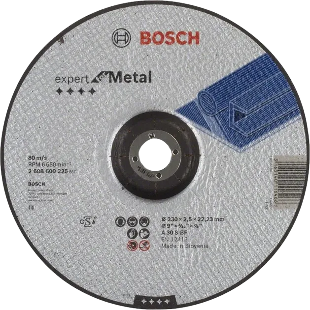 Bosch 230 x 2.5 мм (2608600225) Відрізний круг для металу