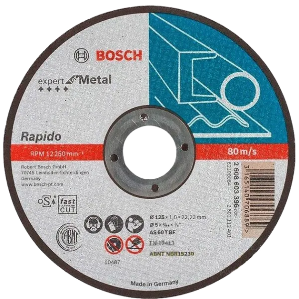 Bosch 125х1 мм (2608603396) Круг відрізний