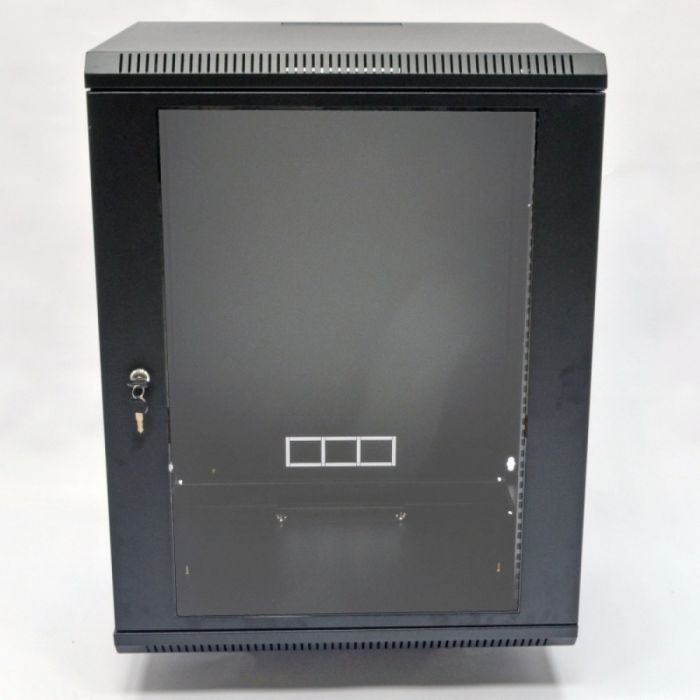 Шафа серверна CMS 15U 600 х 500 х 773 UA-MGSWA155B для мережевого обладнання