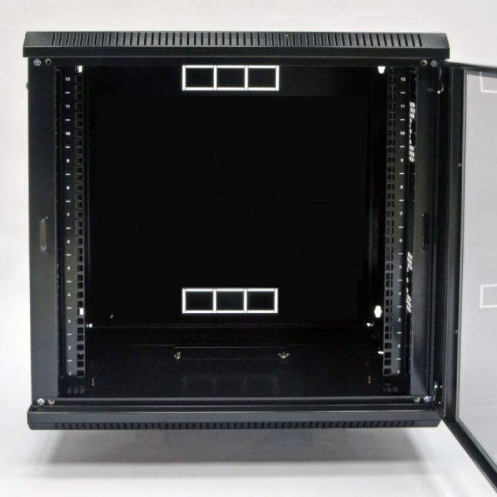 Шафа серверна CMS 12U 600 х 500 х 640 UA-MGSWA125B для мережевого обладнання