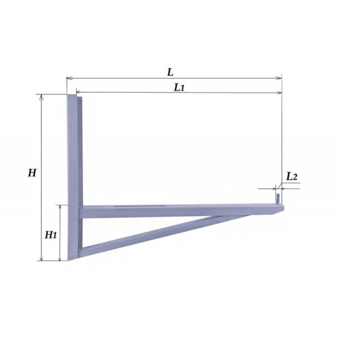 Кронштейни для кондиціонера з нержавіючої сталі K-2n