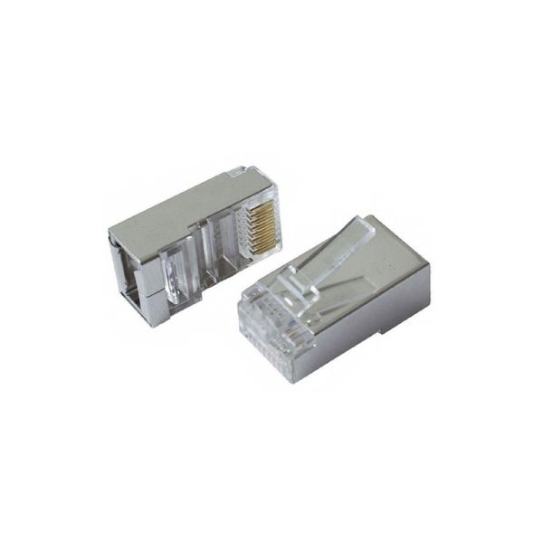 Конектор RJ45 екранований FTP 8P8C 50 mkm кат. 5E, 100 шт. Hypernet P88S-C5E