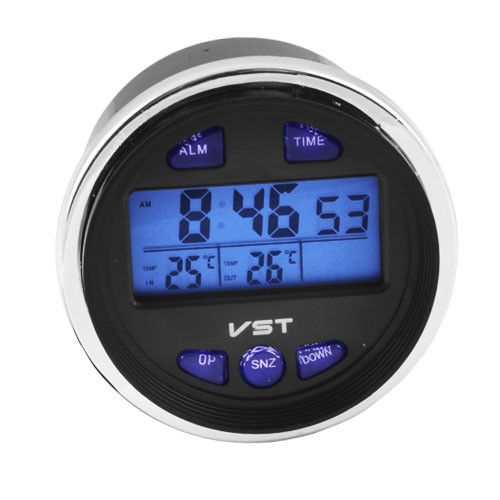 Автогодинник VST-7042V вольтметр, 2 термометри