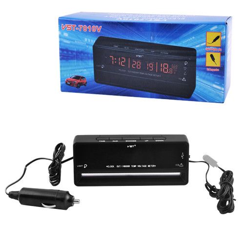 Автогодинник VST-7010V вольтметр, 2 термометри