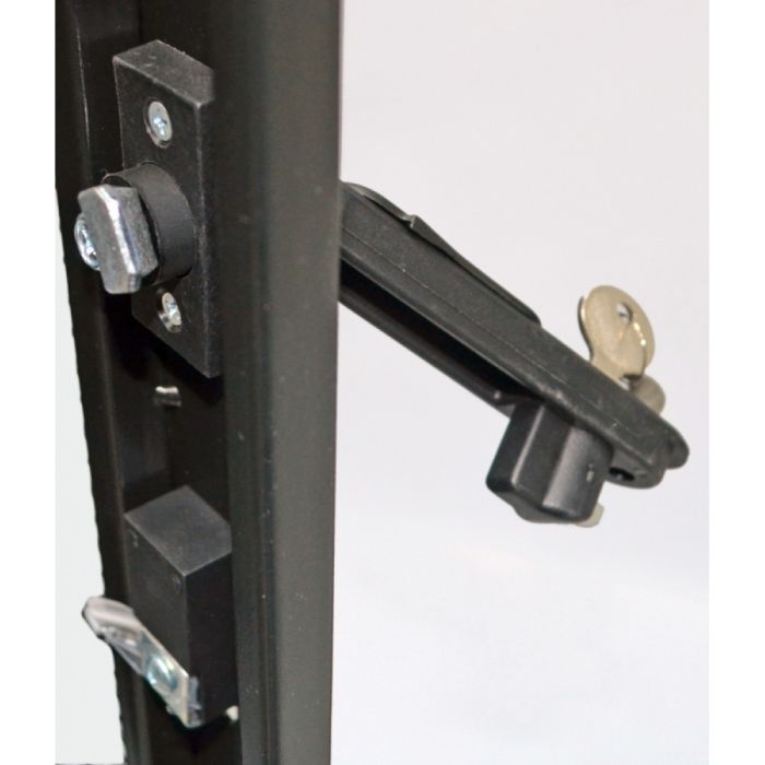 Шафа серверна CMS 42U 610 х 1055 UA-MGSE42610MPB посилена з перфорованими дверима для мережевого обладнання