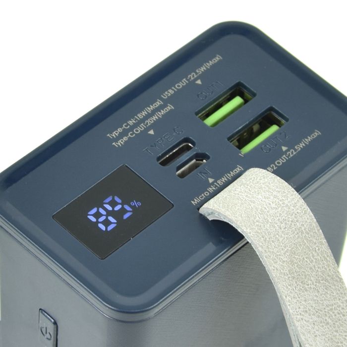 Повербанк REMAX RPP-320B 20 Вт + 22.5 Вт ємністю 30000 мА·год