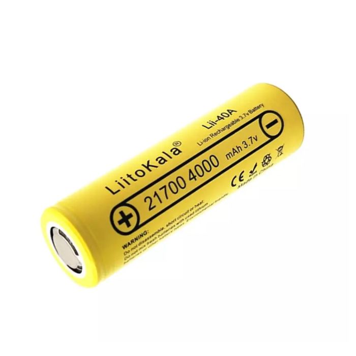 Акумулятор LiitoKala 21700 Lii-40A 3.7В 4000мА·год Li-ion