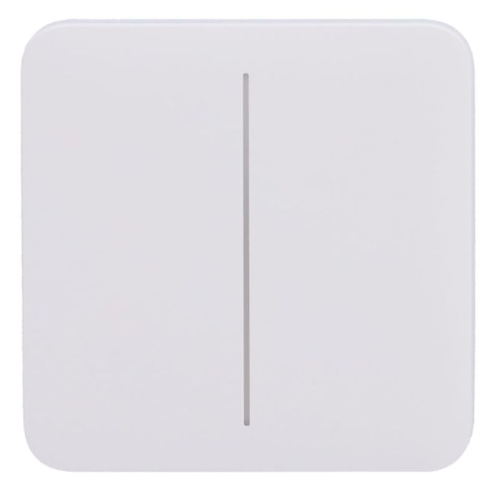 Кнопка Ajax SoloButton (2-gang) white для двоклавішного вимикача