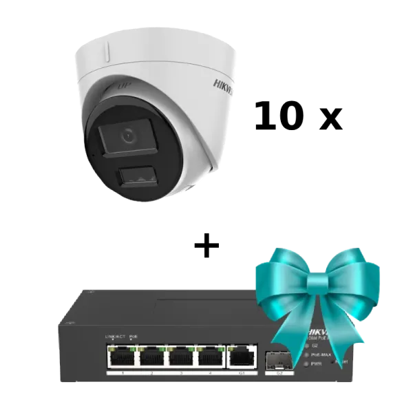 DS-2CD1343G2-LIUF 4МП (2.8мм) із мікрофоном IP відеокамера Hikvision