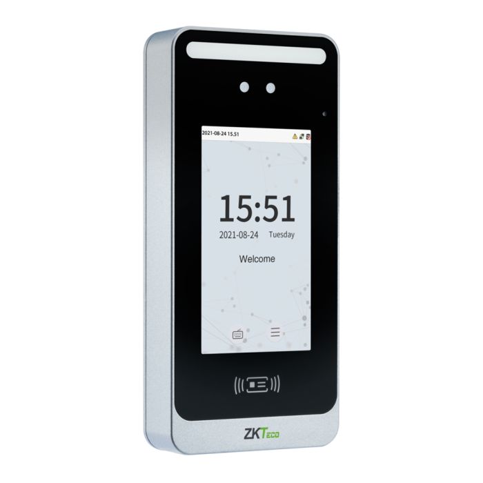 Біометричний термінал розпізнавання облич і долонь зі зчитувачем карт EM-Marine/Mifare з WiFi ZKTeco SpeedFace M4 вологозахищений