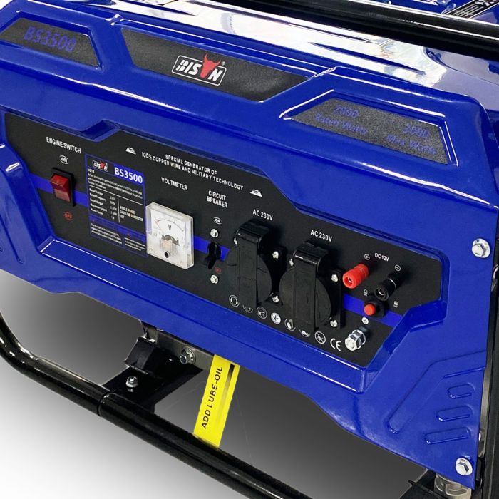 Бензиновий генератор BISON BS3500 максимальна потужність 3.0 кВт