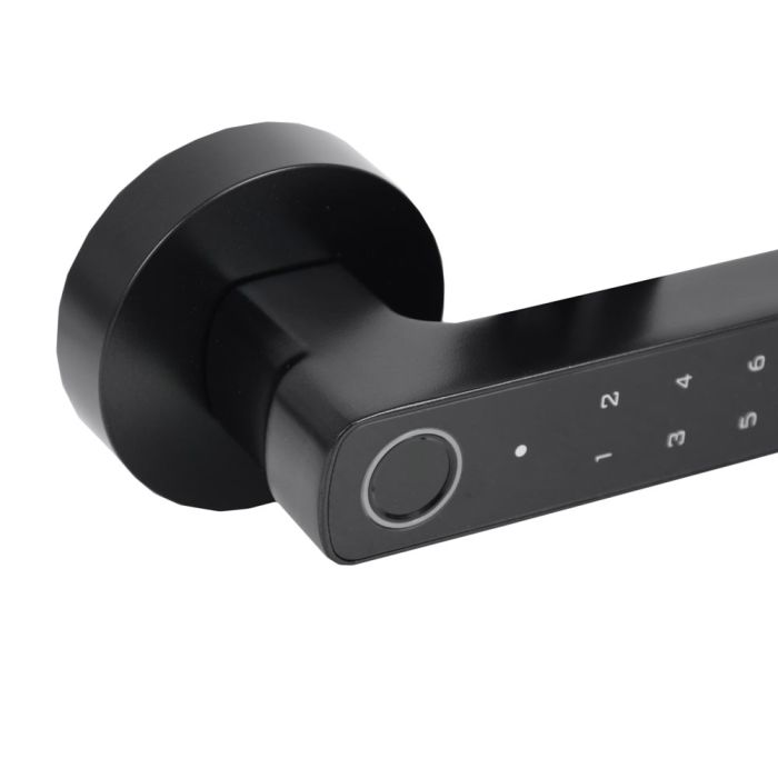 Розумний дверний замок ATIS Lock BT-100-T Black з доступом за відбитком пальця і підтримкою Tuya Smart