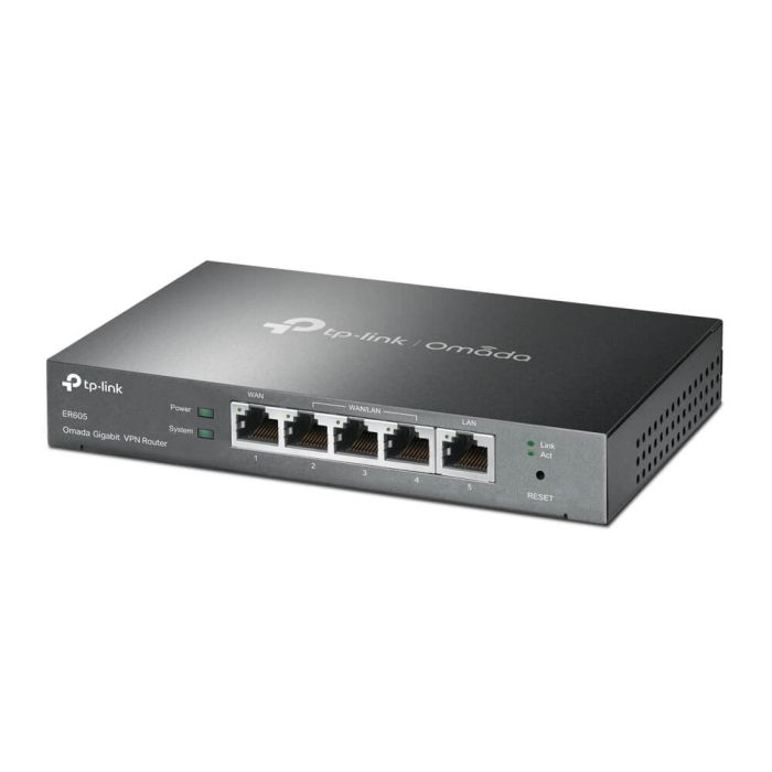 Мультисервісний маршрутизатор TP-LINK ER605 1xGE LAN 1xGE WAN 3xGE LAN VPN Omada