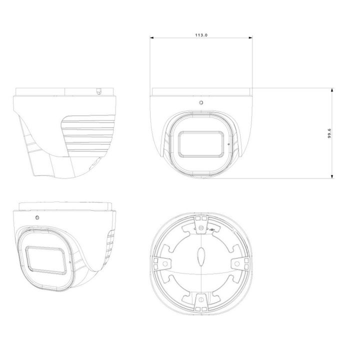 IP-відеокамера Provision-ISR DI-340IPEN-MVF-V4 для системи відеоспостереження