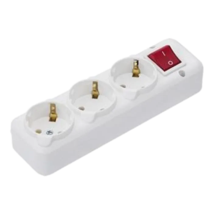 NA-UEA 3-гнізда з кнопкою Колодка