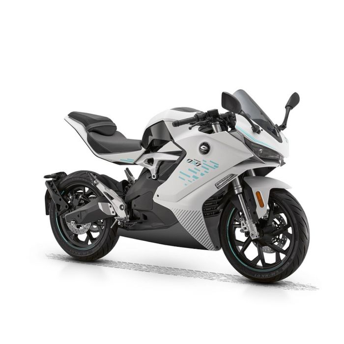 Електроскутер QJ motor 5000D mid-drive 72V 60Ah white (DC7)