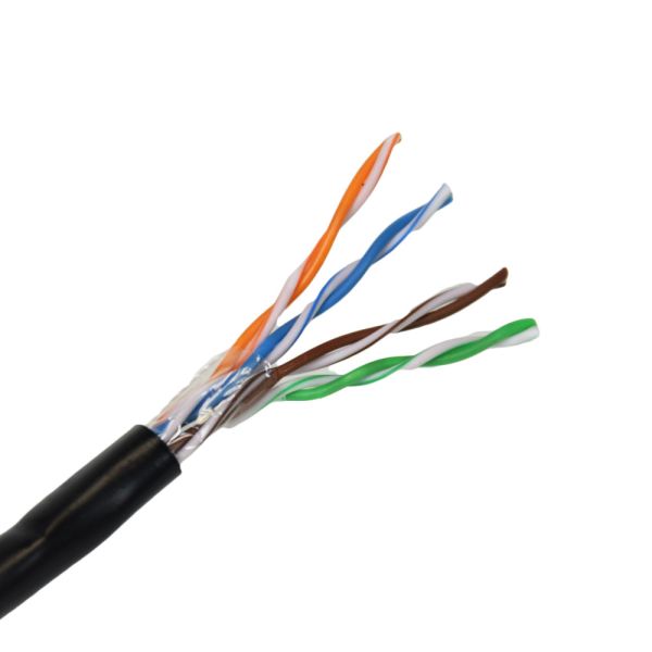 Кабель вита пара ATIS UTP 4*2*0.5-CU PE кат.5е (UTP мідь зовнішній) бухта 100 м
