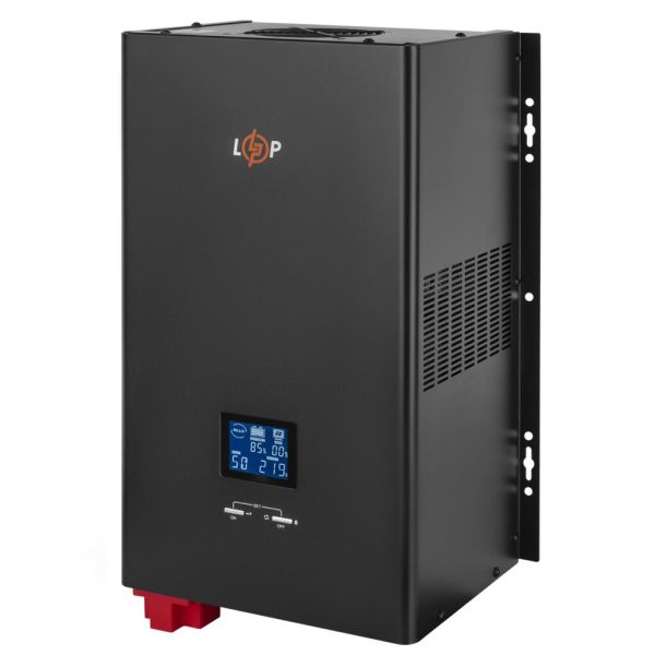 Джерело безперебійного живлення Logicpower LPE-W-PSW-5000VA+ 24V (3500Вт) 1-50A з правильною синусоїдою