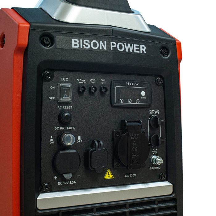 Інверторний генератор бензиновий BISON BS2250iS максимальна потужність 1.9 кВт