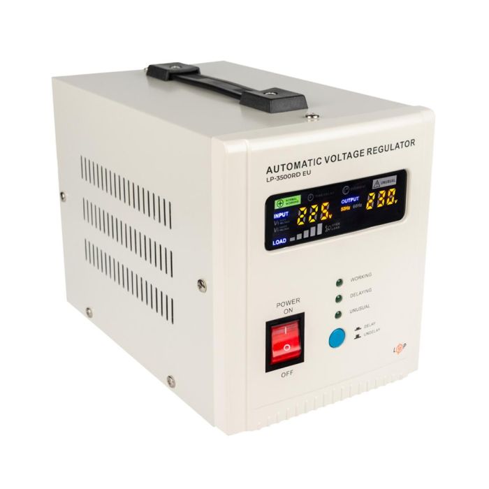 Стабілізатор напруги Logicpower LP-3500RD EU (2100Вт/7 ступ)