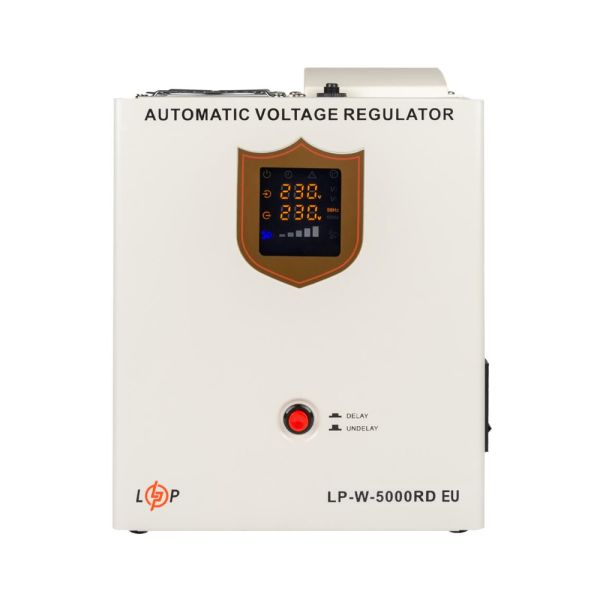 Стабілізатор напруги Logicpower LP-W-5000RD EU (3000Вт/7 ступ)