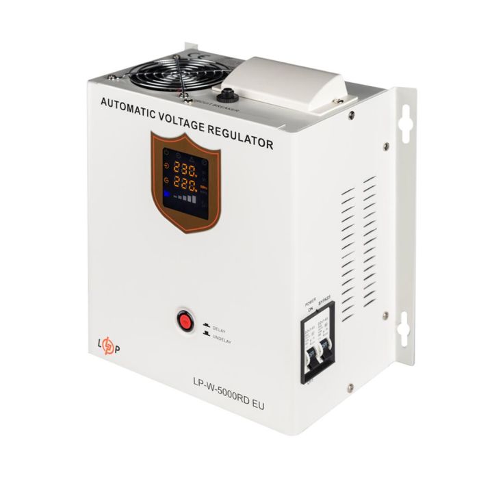 Стабілізатор напруги Logicpower LP-W-5000RD EU (3000Вт/7 ступ)