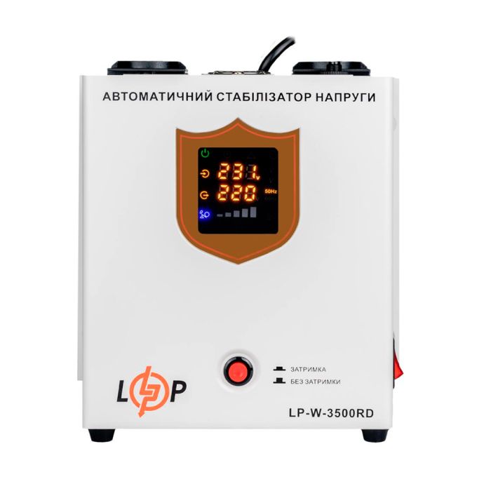 Стабілізатор напруги Logicpower LP-W-3500RD (2100Вт/7 ступ)