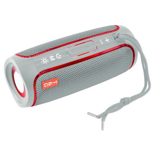 Bluetooth-колонка TG288 з RGB ПІДСВІЧУВАННЯМ,  speakerphone, радіо, grey