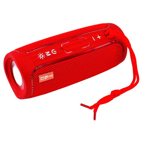 Bluetooth-колонка TG288 з RGB ПІДСВІЧУВАННЯМ,  speakerphone, радіо, red