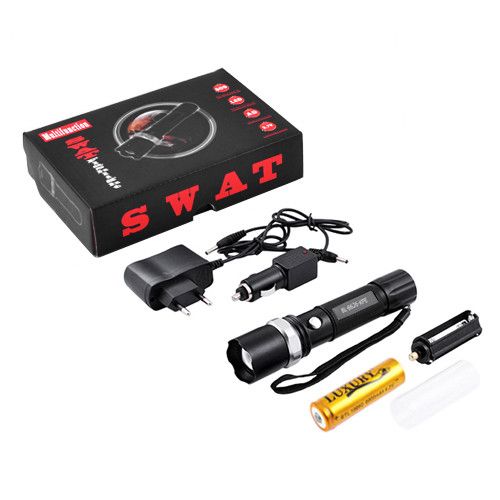 Ліхтар Police 8626-XPE, 1х18650/3xAAA, zoom, ЗП 220V/12V, Box