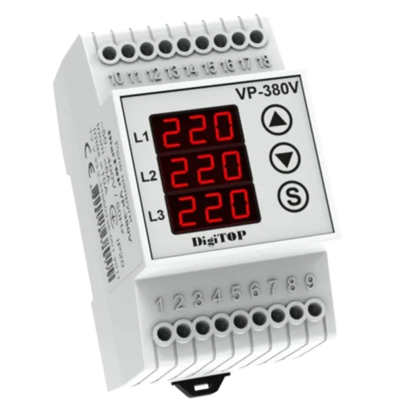 VP-380V DigiTop Реле напруги
