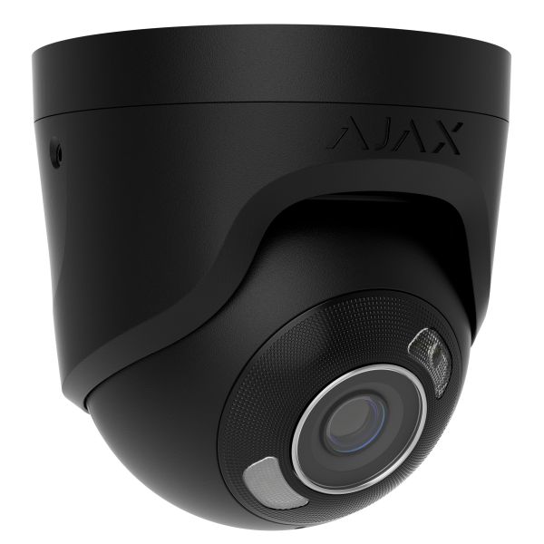 Дротова охоронна IP-камера Ajax TurretCam HL (8 Mp/4 mm) Black (126266.197.BL1)