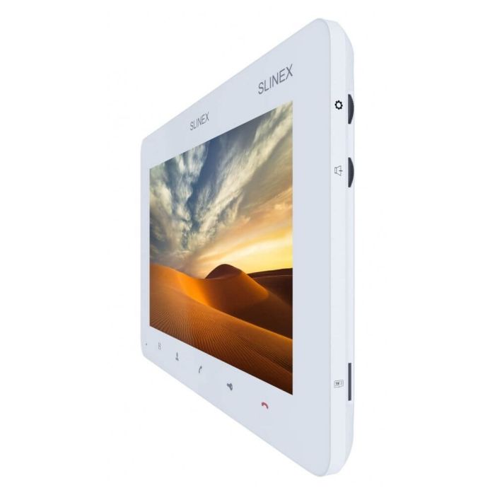 Відеодомофон 7" Slinex SM-07MHD white з детектором руху і записом відео