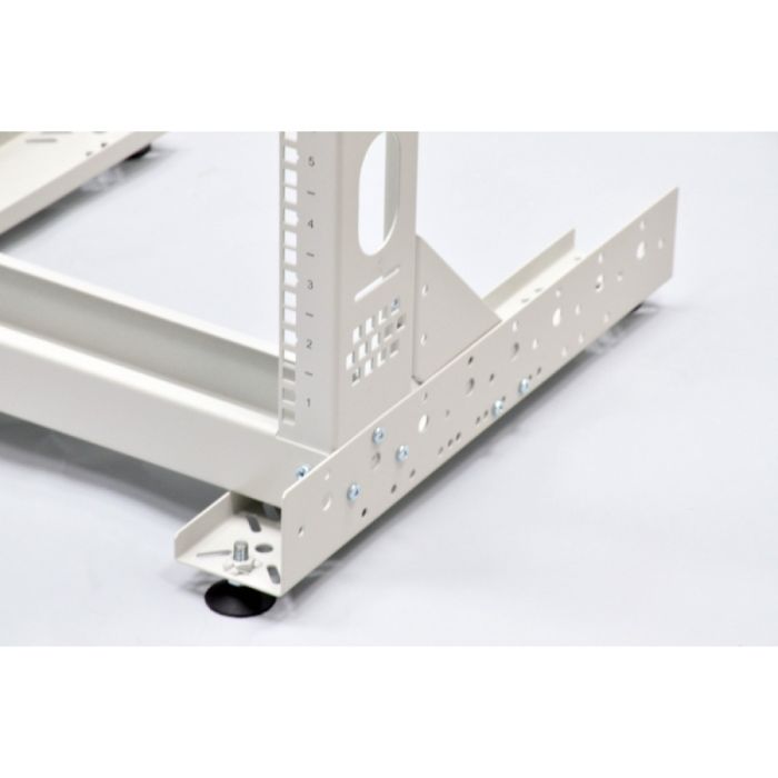 Стійка однорамна CMS UA-OF24-S-GR 24U сіра (без ніг)