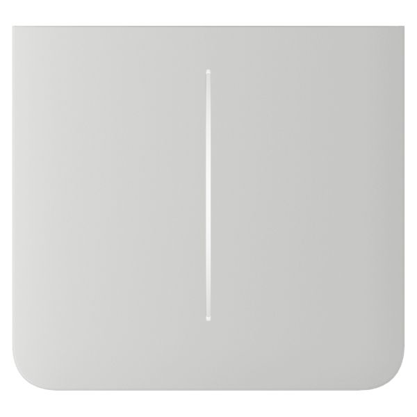 Кнопка Ajax SideButton (2-gang) vertical white для двоклавішного вимикача