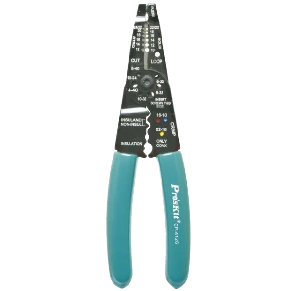 Pro'sKit CP-412G Кліщі для обжиму і зачистки