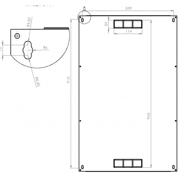 Шафа серверна CMS 21U 600 х 800 х 1040 UA-MGSWA218G для мережевого обладнання